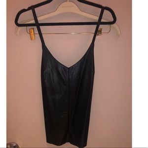 Faux Leather Cami